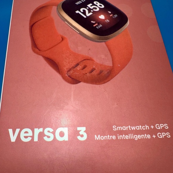 Fitbit Versa 3 Smartwatch - Coral